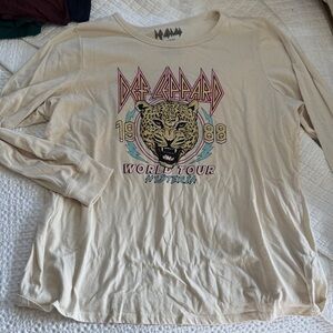 Torrid Def Leppard Long Sleeve Tee